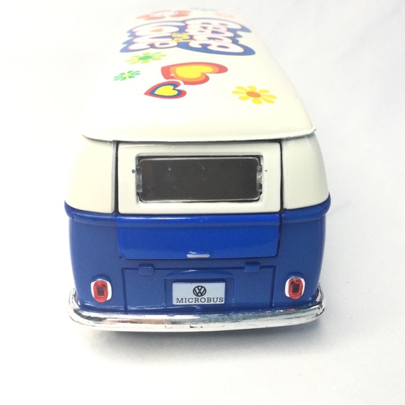 5" kinsmart VW 1962 Volkswagen Bus Die Cast 1:32 Pull Back Action Diecast - Picture 8 of 13